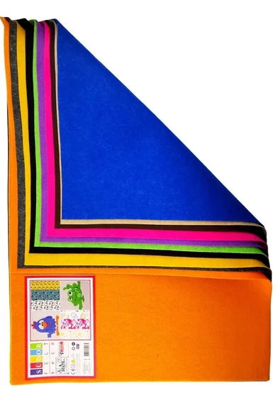 50x70 cm keçe 2 mm. 10 renk 180 gr.