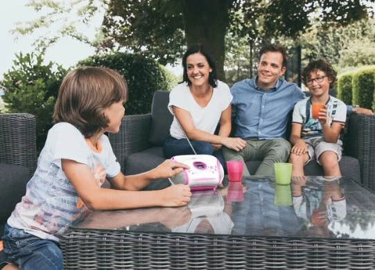 LENCO SCD-24PK kids - CD çalarlı taşınabilir stereo FM radyo - Pembe - 12