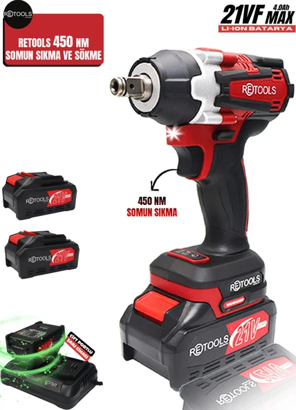 RETOOLS KIRMIZI KABARTMALI SOMUN SIKMA 450 NM