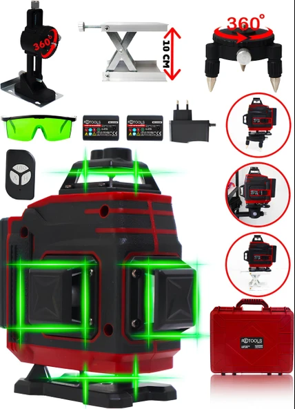 RETOOLS 5 V 0.8 AH.16 YÖNLÜ KIRMIZI LAZER