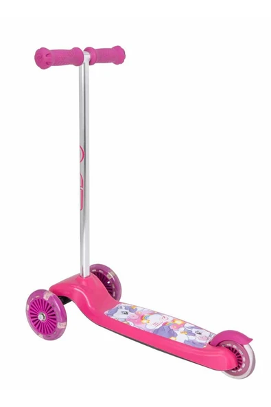 3 Tekerlekli Unicorn Işıklı Scooter: Büyülü Tasarım Güvenli Sürüş - 5