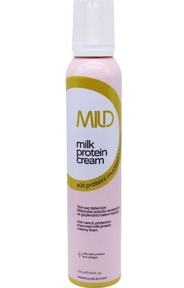 Mild Süt Proteinli Saç Bakım Köpüğü 200 ml Milk Protein Cream