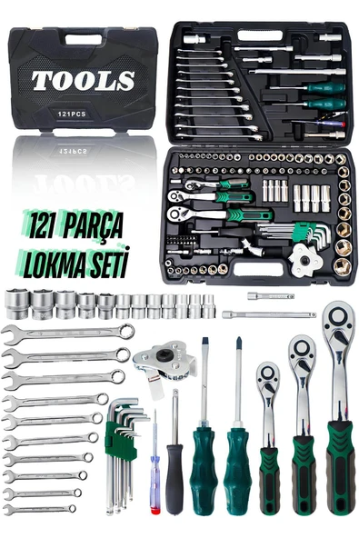 121 PARÇA LOKMA SETİ (72 DİŞ PRO) YEŞİL