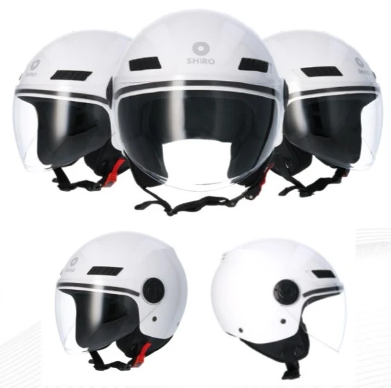 SHIRO 6002 S20 KASK JOKIOTO M.C M 5758 İNCİ BEYAZ