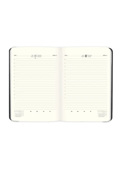 Keskin Color Günlük Ajanda Ciltli Limited Edition Yeşil 17x24 2025 - Resim 2