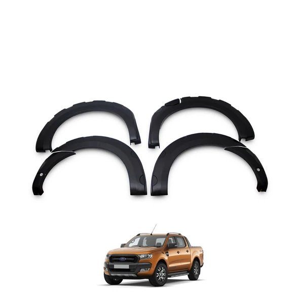 Ehiltek Ford Ranger Dodik Seti - Çamurluk, Vidalı,WILDTRAK (6 Parça) | (2015-2022)