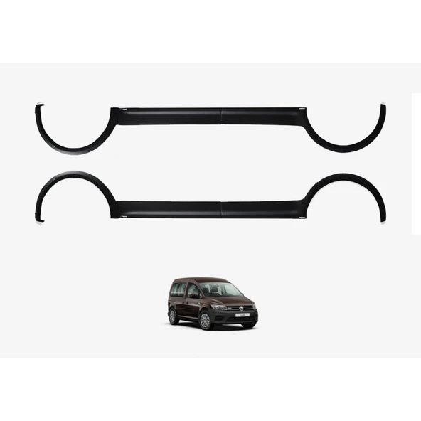 Ehiltek VW Caddy Dodik Seti - Çamurluk ve Kapı, Tek Sürgü, Kısa Şase (12 Parça) | (2003-2010)