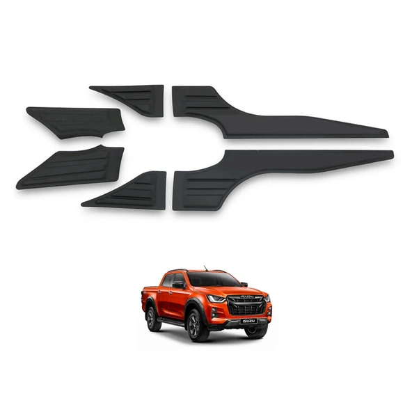 Ehiltek Isuzu D-Max Dodik Kapı Seti - Yarasa (6 Parça) | (2020+)