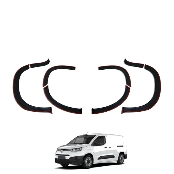 Ehiltek Toyota Proace City Dodik Seti - Çamurluk (8 Parça) | (2019+) - Resim 2