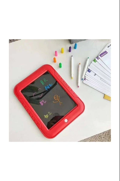 Magic Pad Çocuk Eğitici Sihirli Işıklı Kalemli Öğretici Pili Pad (368368)