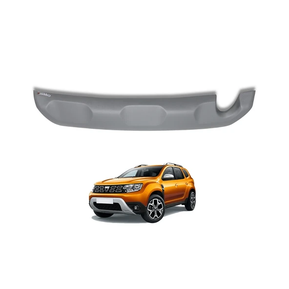 Ehiltek Dacia Duster Difüzör Arka Tampon Altı - Gri, Sensörsüz (2018-2024) - 4
