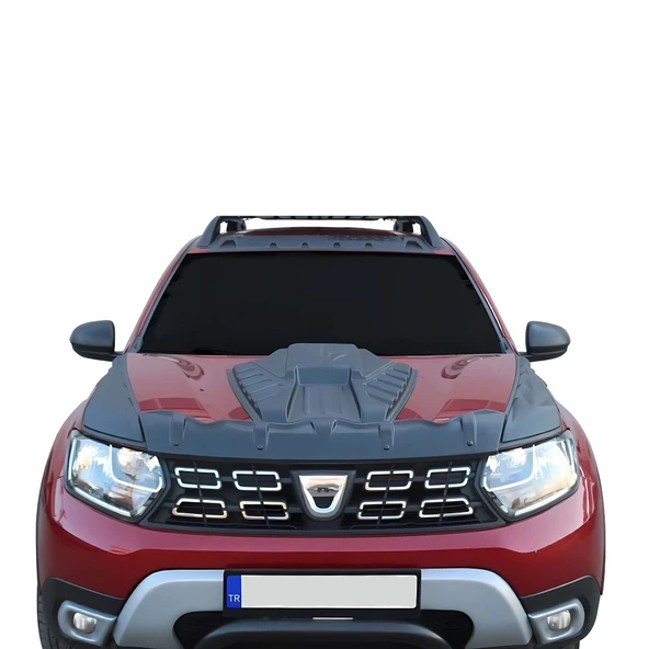 Ehiltek Dacia Duster Ön Kaput Koruyucu - Dragon (3 Parça) | (2010-2018) - 2