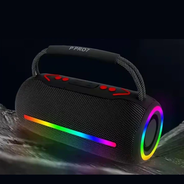 TG-663 Bluetooth Hoparlör, Kablosuz Taşınabilir Ses Bombası, Su Geçirmez ve Güçlü Bass