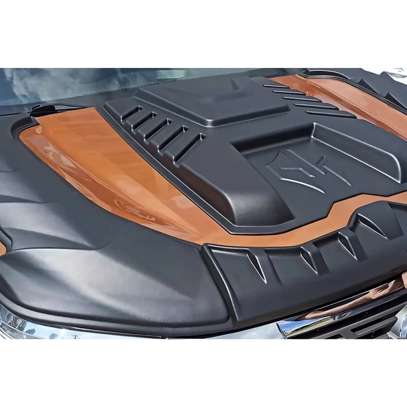 Ehiltek Nissan Navara Ön Kaput Koruyucu - Dragon (3 Parça) | (2015-2020) - 2