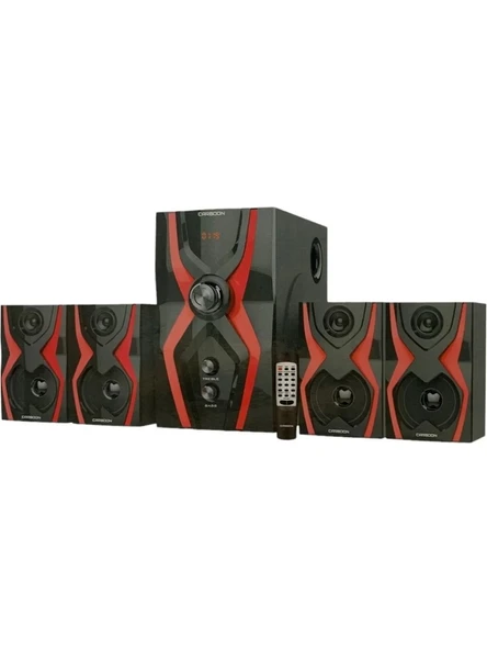 Carboon Serisi Ts-40 52 Watt Bluetoothlu 4+1 Dijital Ekran Radyolu USB Tf Destekli Ses Sistemi