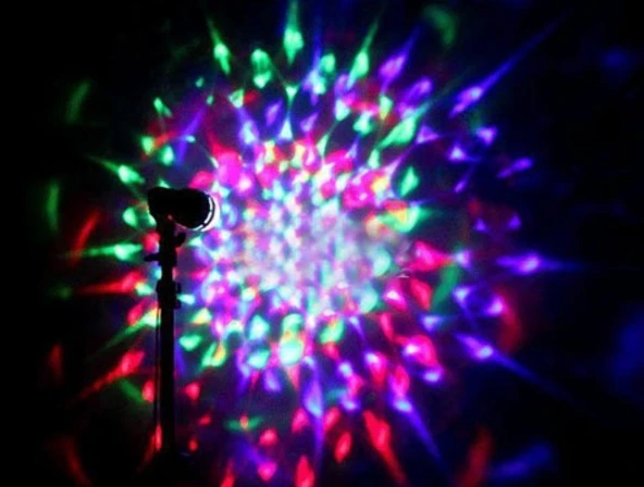Renkli Led Döner Başlıklı Disko Ampulü (368368)