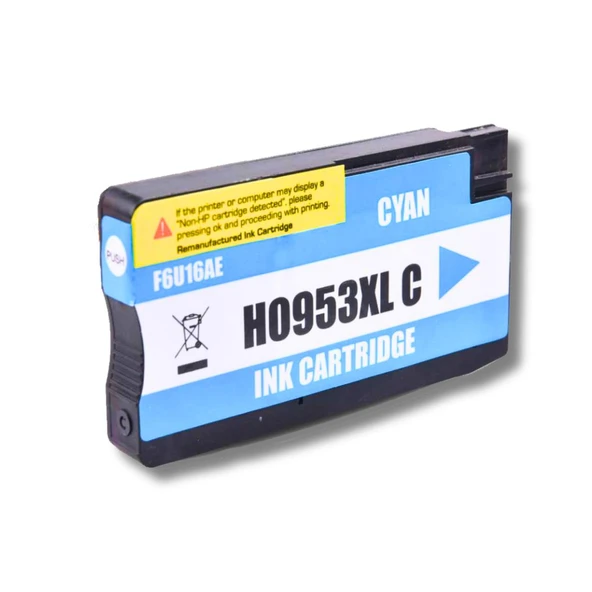 HP 953XL Mavi Muadil Kartuş /F6U16AE/8210/8710/8715/8720/8725/873