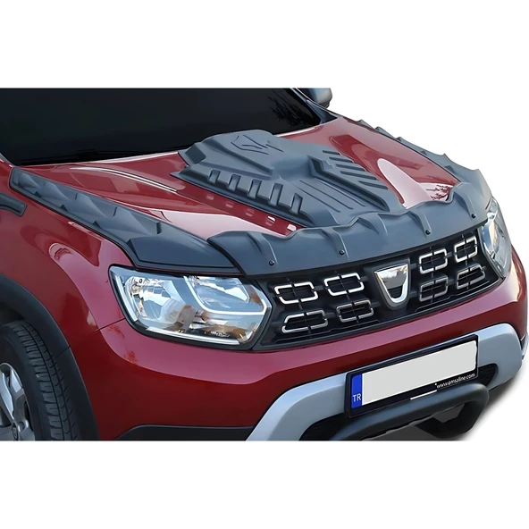 Ehiltek Dacia Duster Ön Kaput Koruyucu - Dragon (3 Parça) | (2010-2018) - 3