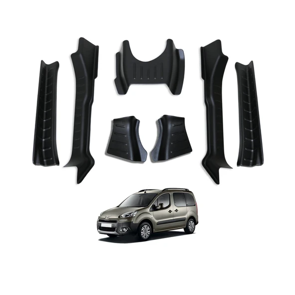 Ehiltek Peugeot Partner Tepee İç Trim - Halı Koruma (7 parça) | (2008-2018)