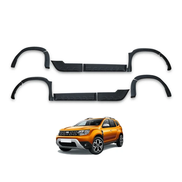 Ehiltek Dacia Duster Dodik Seti - Çamurluk ve Kapı, Hornet (12 Parça) | (2018-2024) - Resim 2