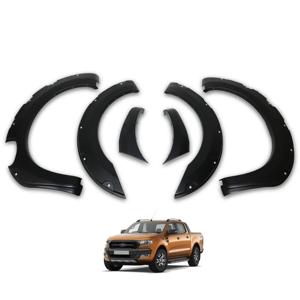 Ehiltek Ford Ranger Dodik Seti - Çamurluk, Vidalı, XLT (6 Parça) | (2015-2022)