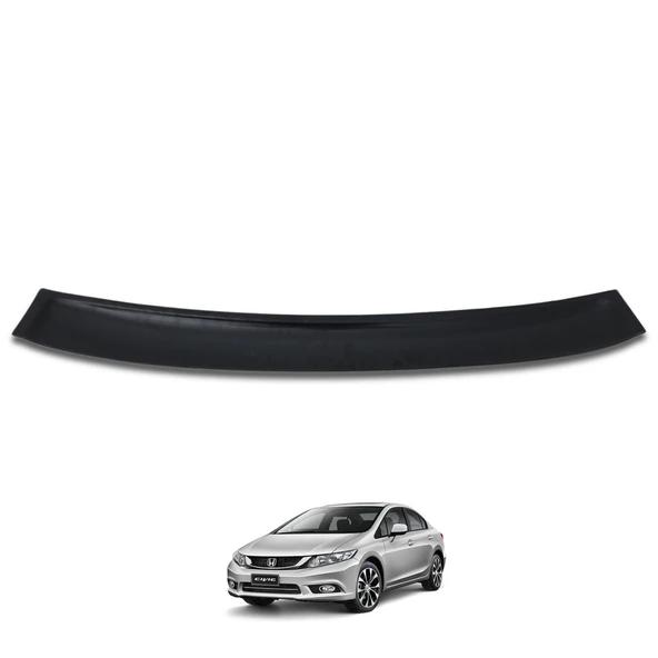 Ehiltek Honda Civic Spoiler Arka Cam Üstü - Siyah, İnce Tip|SD 2012-2016 - Resim 2