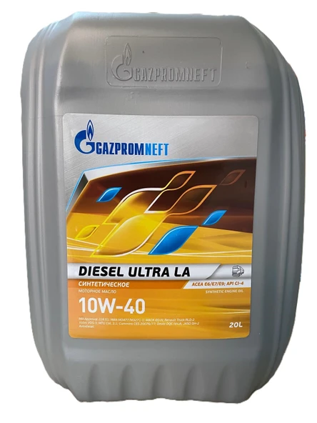 GAZPROMNEFT DIESEL ULTRA LA 10W-40 20L ACEA E6-E7-E9 API CI-4 - 2024