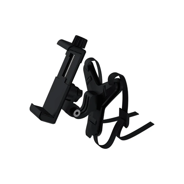 T-96 Motosiklet Telefon Tutucu | Dönebilen Gidon Tipi Sabit ve Güçlü Kavrama Aparatı