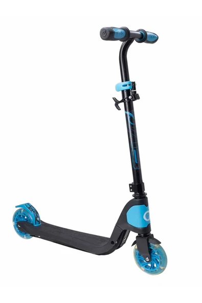 2 Tekerlekli Katlanabilir Light Speed Işıklı Mavi Scooter ile Her Yolculuk Bir Keşif! - 4