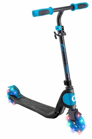 2 Tekerlekli Katlanabilir Light Speed Işıklı Mavi Scooter ile Her Yolculuk Bir Keşif! - 3