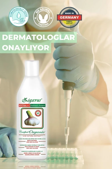 Zigavus Extra Plus Sarımsaklı Saç Dökülmesine Karşı Şampuan 250 ml - 5
