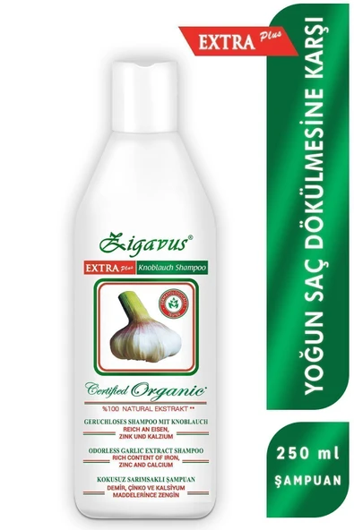 Zigavus Extra Plus Sarımsaklı Saç Dökülmesine Karşı Şampuan 250 ml