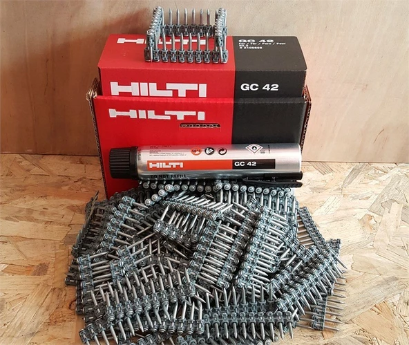 Hilti Gx 3 Gazlı Tabanca Çivisi 2.7 mm 1200 Adet GC 42 Gaz Tüpü Dahil - 2