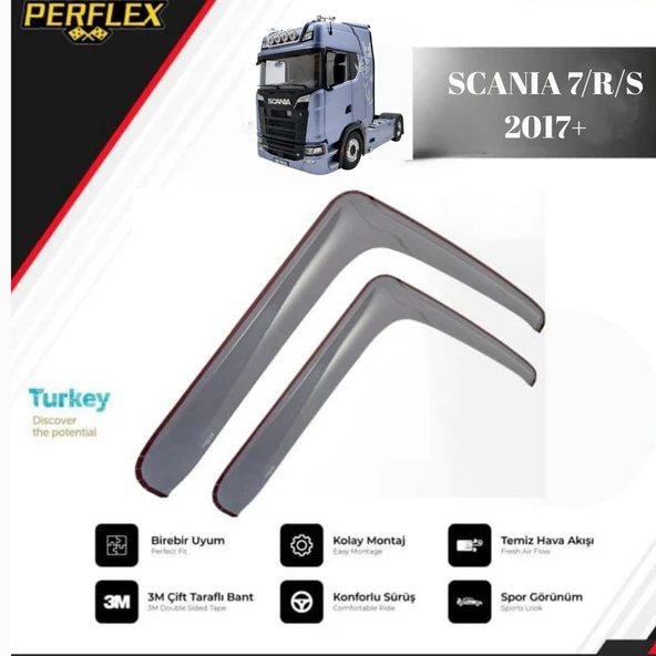 CAM RÜZGARLIĞI V2 DÜZ SCANIA 7/R/S 2017+