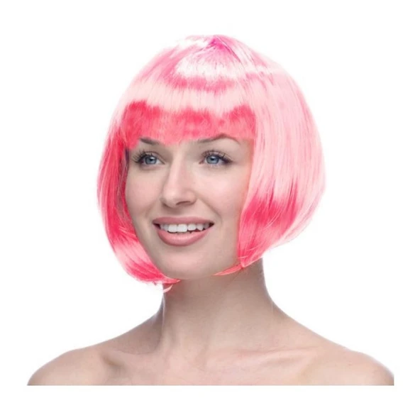 Küt Peruk - Toz Pembe (Açık Pembe) (368368)