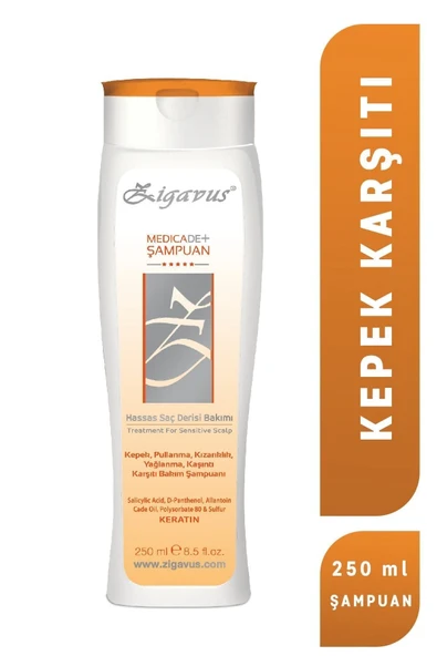 Zigavus Medicade Hassas Saç Derisi için Şampuan 250 ml