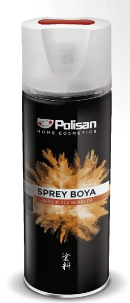 Polisan Akrilik Sprey Boya 400 ml Kırmızı