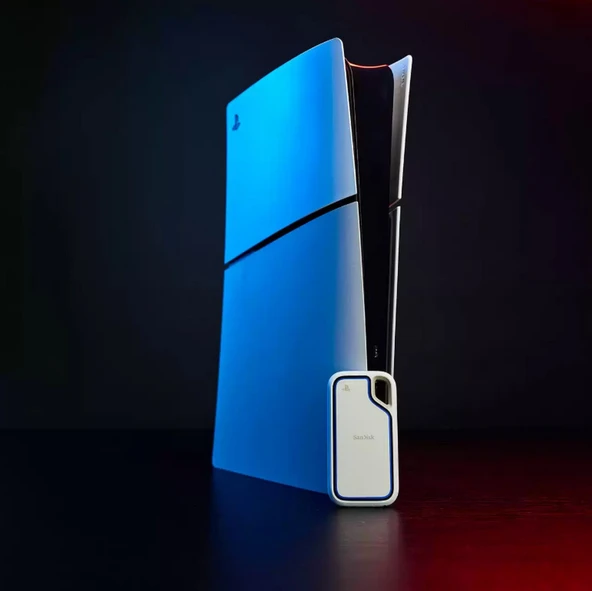 SanDisk Extreme 1TB 1000MB/s USB 3.2 Gen 2 PlayStation 5 ve PC Uyumlu Resmi Lisanslı Taşınabilir SSD SDSSDE62P-1T00-G25 - 5