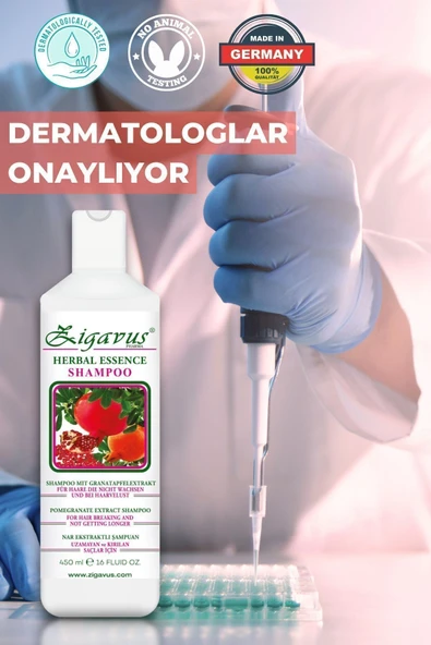 Zigavus Nar Ekstraktlı Şampuan 450 ml - 5