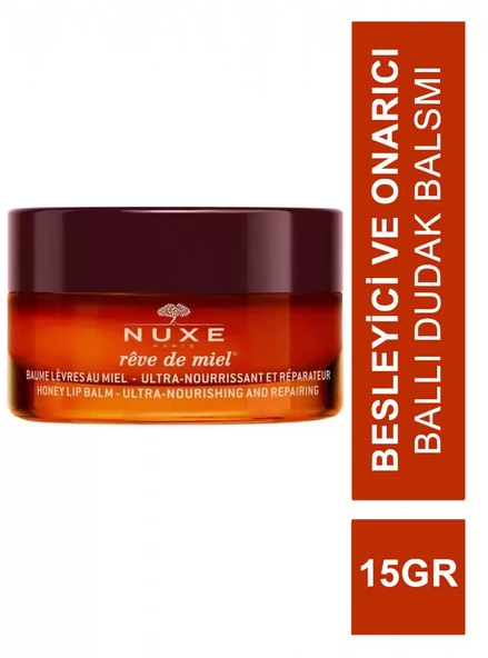 Nuxe Reve de Miel Baume Levres Besleyici ve Onarıcı Ballı Dudak Balsamı 15 gr