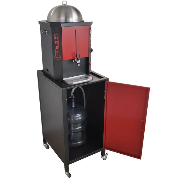Üret Çelik 36 Litre Filtreli Kahve Makinesi – 150 Fincan