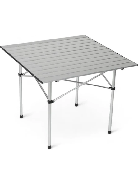 Portatif Katlanabilir Alüminyum Masa 70X70X55