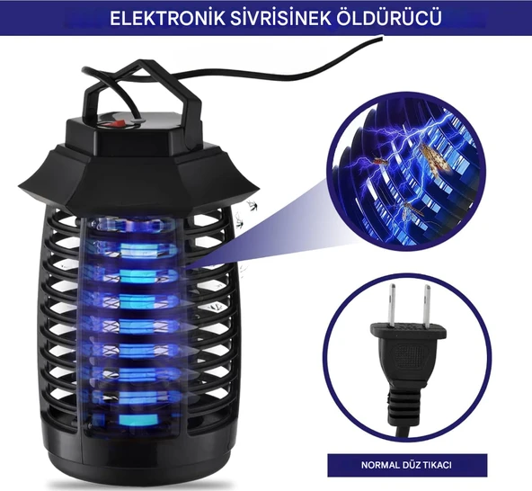 qasul Katil Lamba Böcek Hafif Zararlı Sinek Tuzak Çocuk Odası Bahçe Ev Ofis İçin Askılı Sinek Öldürücü - 2