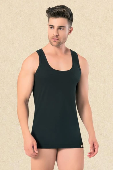 Omera Erkek Organik Kumaş Pamuklu Atlet 2001 Organik Sertifikalı - Resim 2