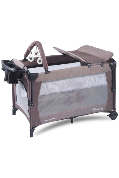 Sleep Side Play Anne Yanı Park Yatak Sallanır Cibinlikli Oyun Parkı Bebek Beşik 70x110 Cm Yataksız - 10