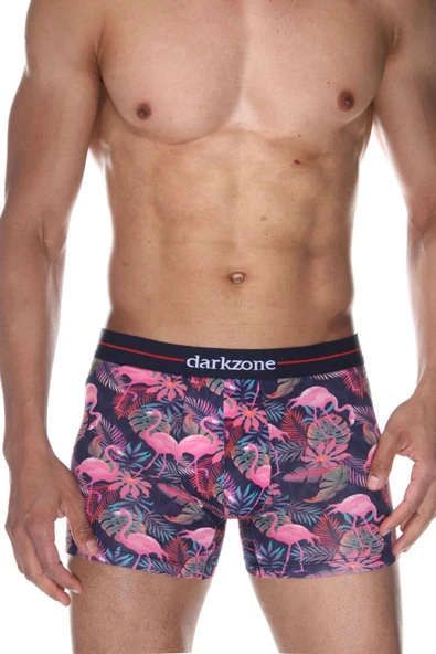 Flamingo Desenli Dijital Baskılı Erkek Boxer 2062