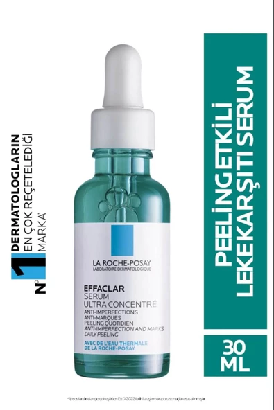 La Roche Posay Effaclar Peeling Etkili Leke Karşıtı Serum Yağlı ve Akneye Eğilim Gösteren Ciltler için 30 ml