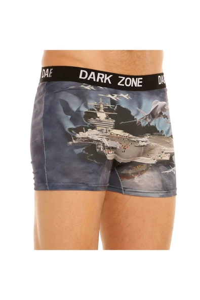 Uçak Gemisi Desenli Erkek 3d Boxer 1017 - 1