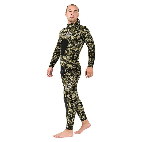 Apnea Legend Rock Camou 3D 5MM Dalış Elbisesi 2XL - 2