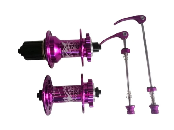 PASAK  Ön Arka Göbek Seti 6Vida Rulmanlı - Mor